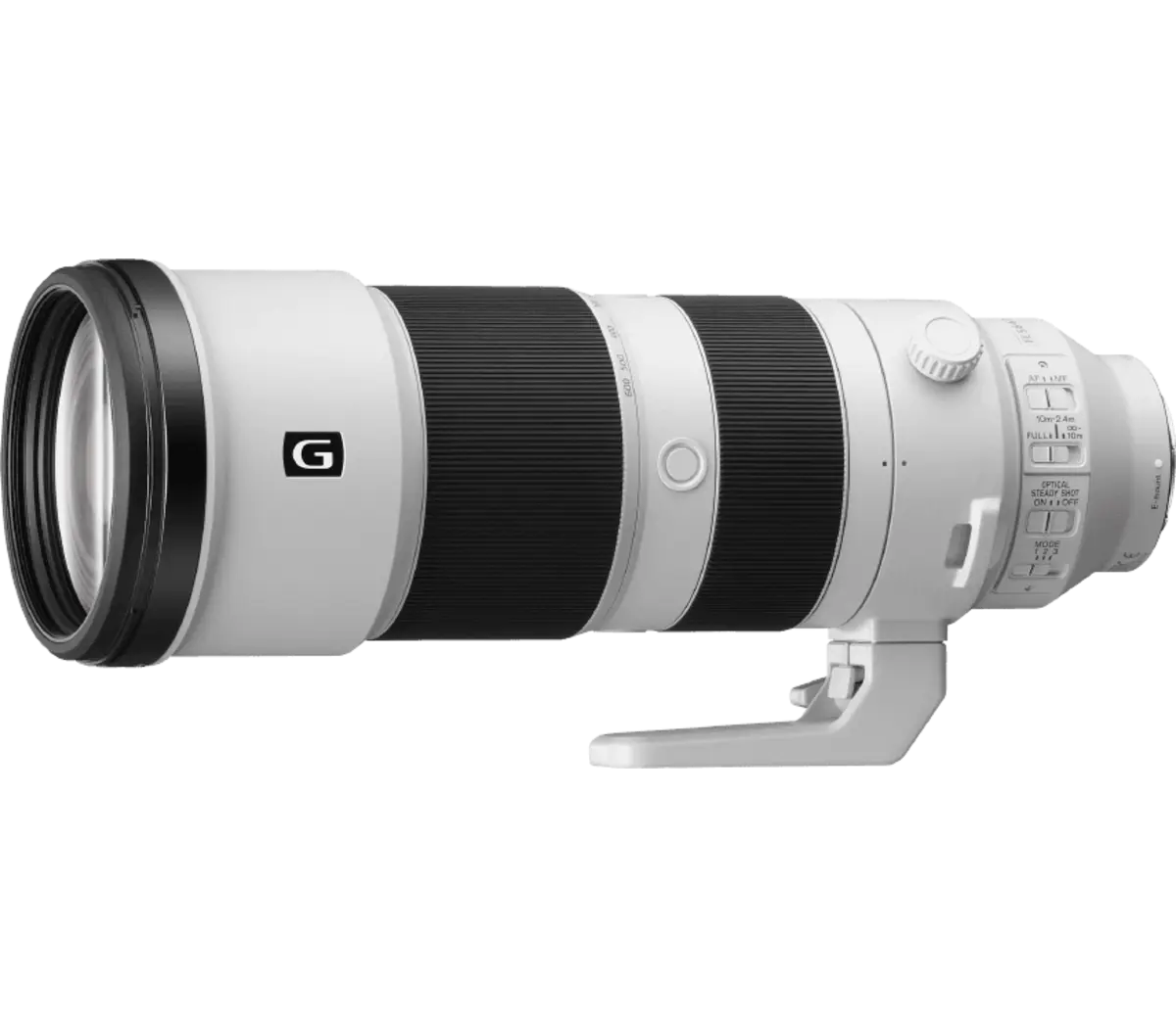FE 200–600 mm F5.6–6.3 G OSS Objectif téléobjectif zoom plein format G avec SteadyShot optique Modèle : SEL200600G