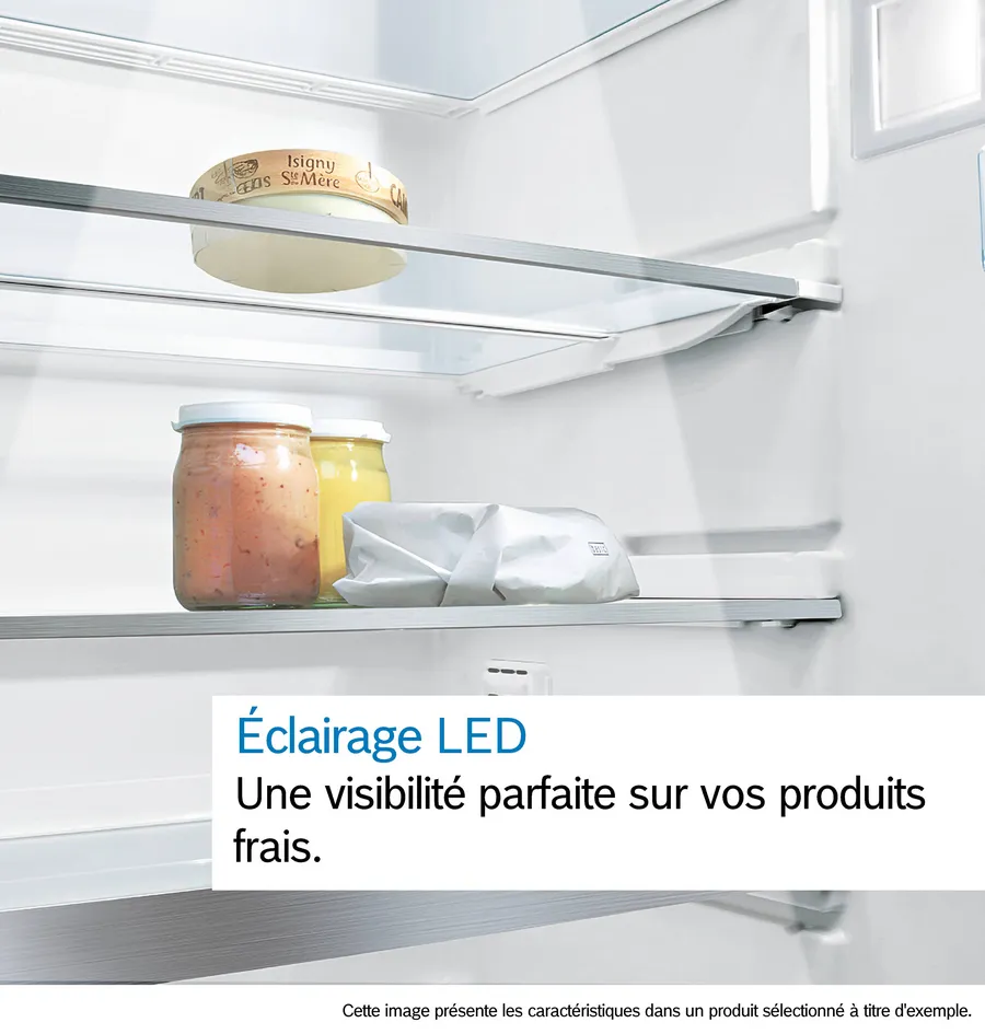 Série 4 Réfrigérateur combiné pose-libre 186 x 86 cm Acier brossé anti-traces, Total No Frost KGN86VIEA – Image 6