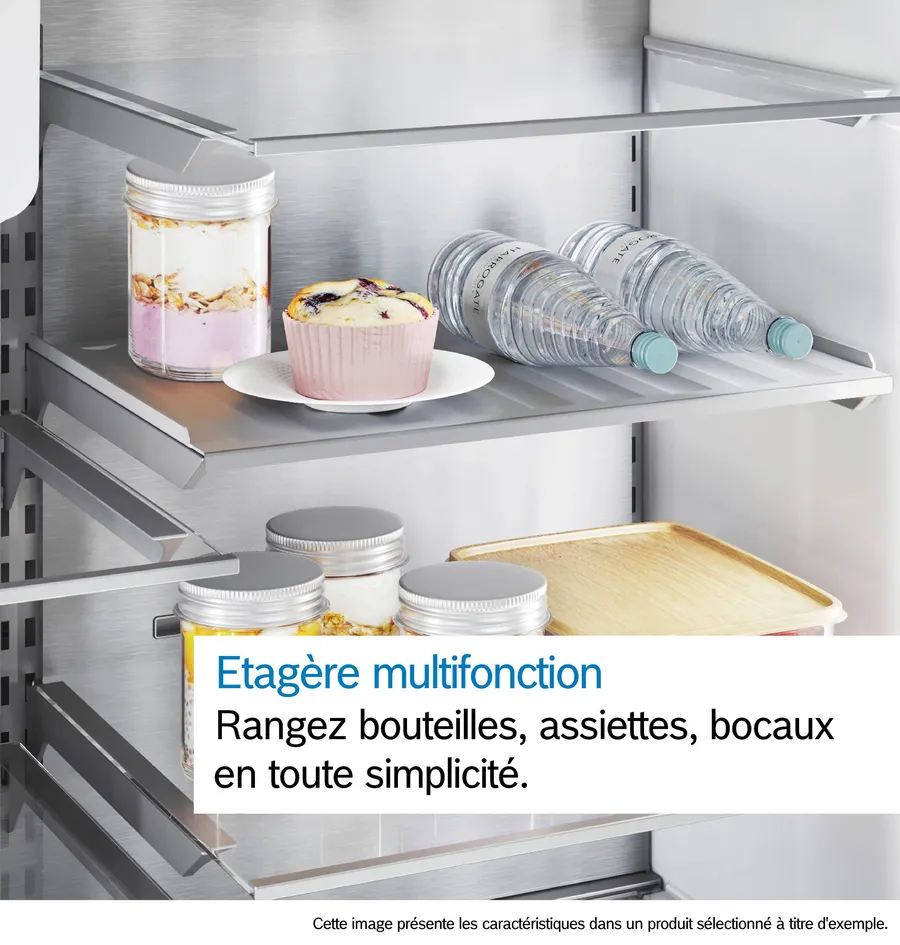 Série 6 Réfrigérateur multi-portes congélateur en bas 183 x 90.5 cm Acier brossé anti-traces, Total No Frost – Image 17