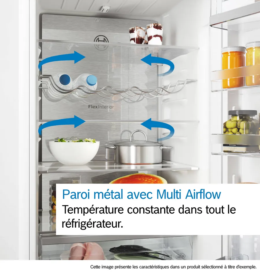 Série 6 Réfrigérateur multi-portes congélateur en bas 183 x 90.5 cm Acier brossé anti-traces, Total No Frost – Image 20