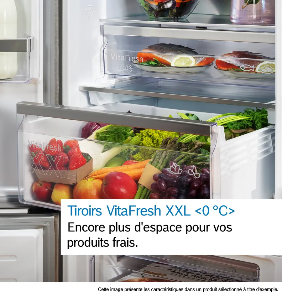 Série 6 Réfrigérateur multi-portes congélateur en bas 183 x 90.5 cm Acier brossé anti-traces, Total No Frost – Image 21