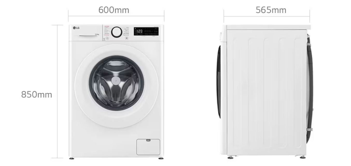Lave-linge séchant | 10/6kg | 68L | AI DD™ | Steam™ LG F164R33WRS – Image 11